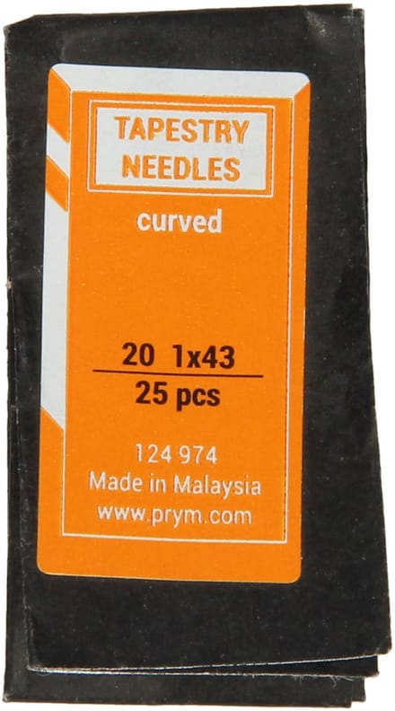 Borduurnaalden l: 43 mm 20 met scherpe punt 25stuks