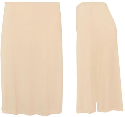 Dames Onderrok Lang - Jupon - Microfiber - Anti-Schuren - Wit - 70CM - Maat 2XL/3XL