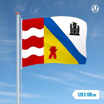 Vlag Sluis 120x180cm