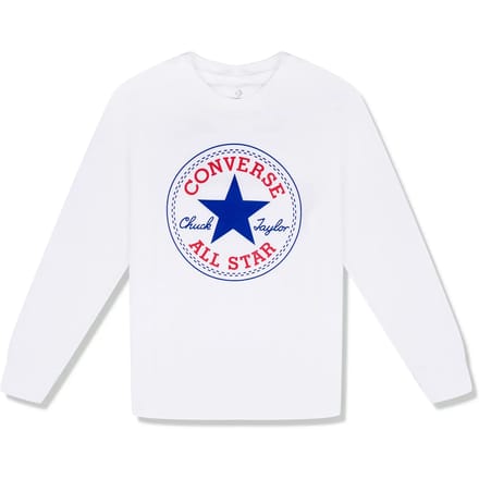 Kinder-T-shirt met lange mouwen Converse Chuck Patch