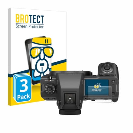 Screenprotector 3 Stuks voor Fujifilm GFX100 II (Schouderdisplay) Beschermglas transparant
