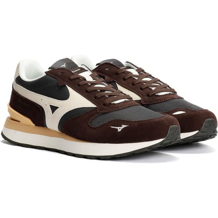 Mizuno RB87 Suede Bruine Sneakers