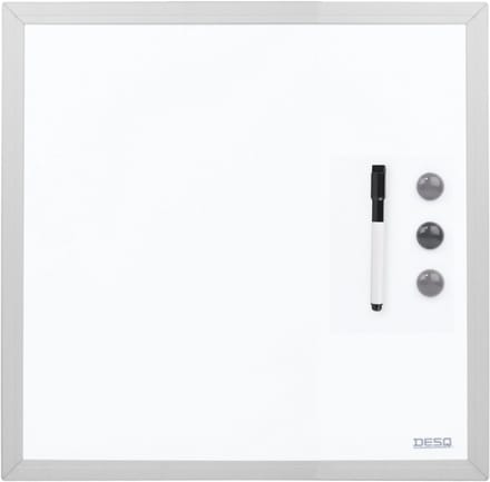 DESQ® Whiteboard - Magnetisch - Aluminium Frame - 40 x 40 cm