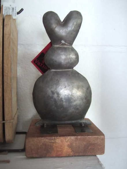Iron rabbit S 13x25cm