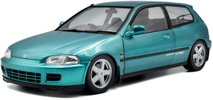 Honda Civic (EG6) '91, groen (Aztec green) Solido schaal 1:18