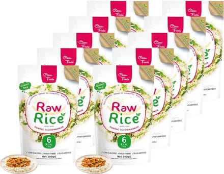 Clean Foods | Raw Rijst | 10 stuks | 10 x 200g