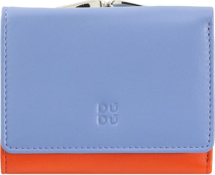 DuDu Corsica Portemonnee RFID-bescherming Leder 11 cm - Dames - Horizontaal - pastellblau