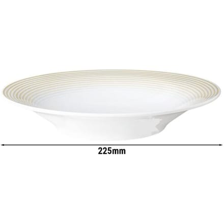 (6 stuks) SELTMANN WEIDEN Bord - diep - Ø 230mm - Zandbeige