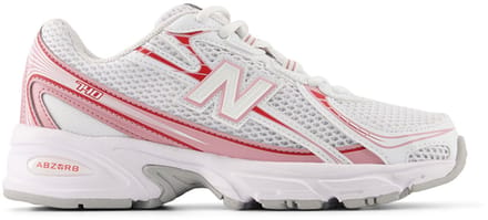 New Balance 740 - GS - White Pink Taffy Team Red - Maat EU 38