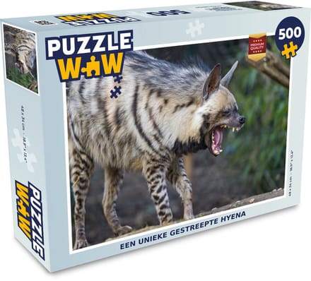 Puzzel Hyena - Planten - Legpuzzel - Puzzel 500 stukjes