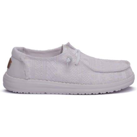 HEYDUDE - Wendy Crochet Lace Dames Instappers White - Maat 38