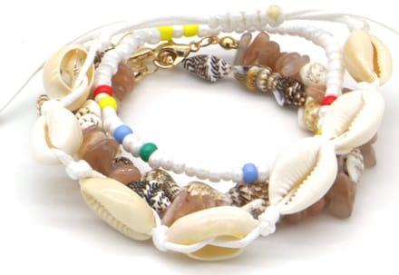 Armbandenset – Schelpen Design – Beach Vibes – Uniek Cadeau-idee