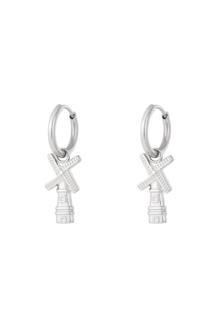 Dutch Breeze oorbellen Zilver