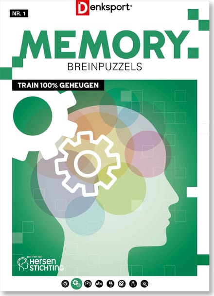 Denksport Puzzelboek Memory Breinpuzzels, editie 1