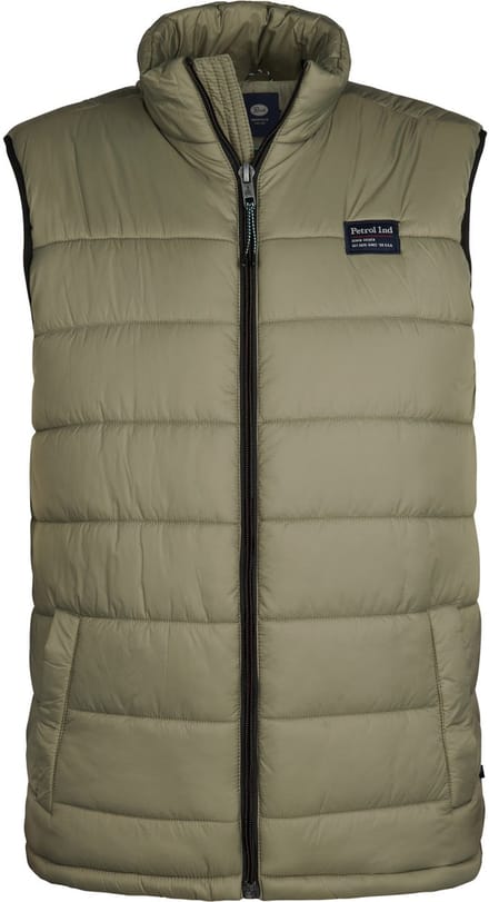 Petrol Industries - Heren Bodywarmer Bryce - Groen - Maat S