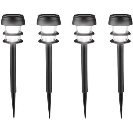 LIVARNO Solar LED-tuinlampen, 4 stuks (Smal)
