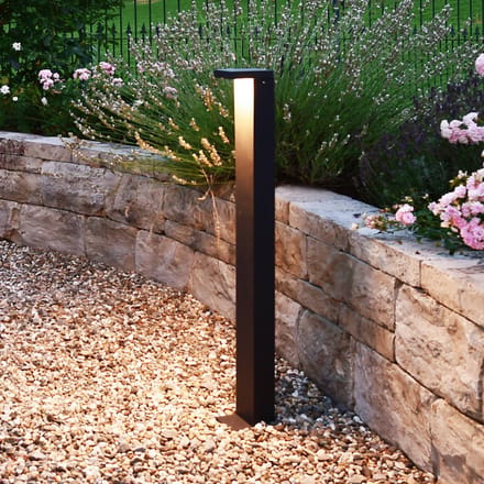 Deko Light 733072 Lerna 1000 Staande LED-tuinlamp LED LED vast ingebouwd 7.4 W Grijs