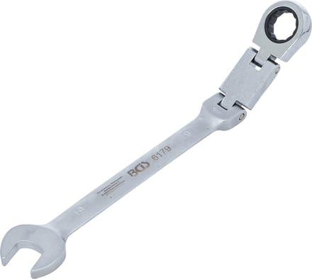 BGS Dubbele Knikringsteeksleutel afbuigbaar SW 19 mm - 6179