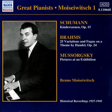 Benno Moiseiwitsch - Piano Works 1 (CD)