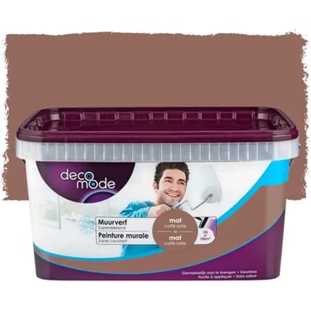 Decomode Muurverf Muurverf - Mat - Caffé Latte - 10l