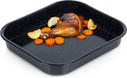 Braadslede Geëmailleerd Rechthoekige 2,5 l, 29,5x25,5x4,5 cm - Ovenschaal - Braadpan