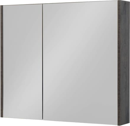 Saqu spiegelkast 80x14x70cm kasteel bruin