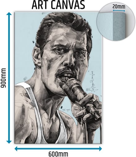 Freddie Mercury 02 canvas 60x90 cm