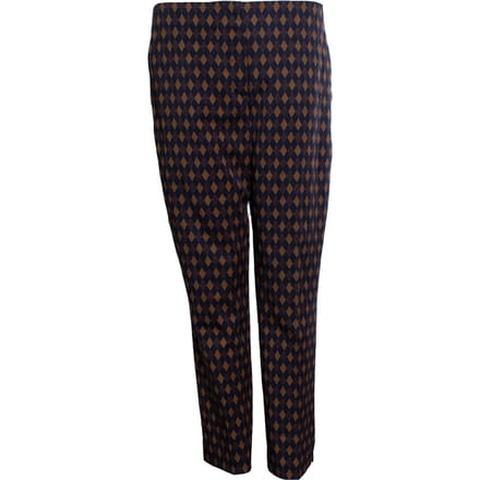 Prada, Blauw en bruine broek met diamanten print