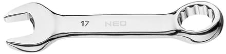 NEO Serie - Ringsteeksleutel - 17 x 129 mm - Korte Arm - Hoge Kwaliteit Chroom-Vanadiumstaal