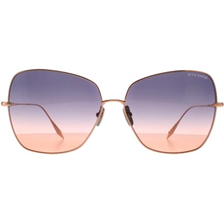 Dita Cat Eye Dames Roségoud Donkergrijs tot Perzik Kleurverloop Zazoe