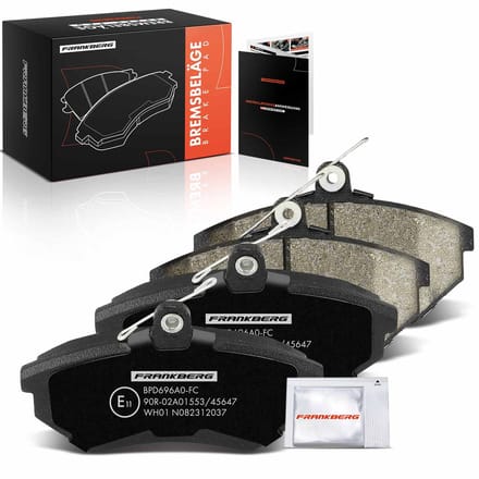 Frankberg 4x remblokken vooras voor Seat Ibiza II VW