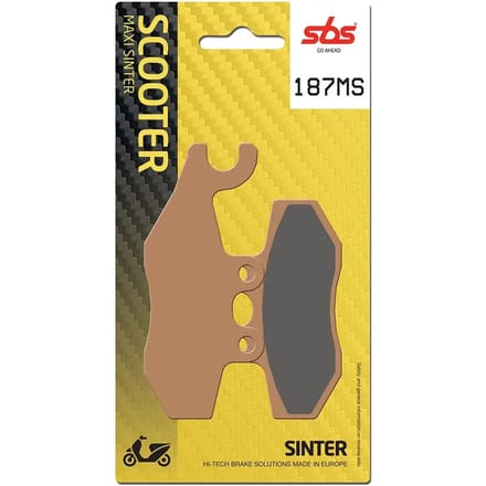 Plaquette de frein SBS pour Scooter Piaggio 350 Beverly S 2014 à 2019 187MS Neuf