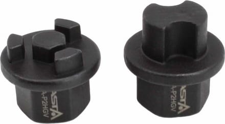 2 delig carterplug dopset voor vrachtwagens daf - man - olie plug dop - aftapplug - olieplug