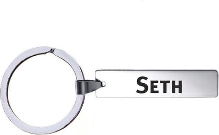 Sleutelhanger Met Naam - Seth - RVS