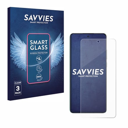 3 Stuks Savvies Screenprotector - geschikt voor Oppo K13 - beschermfolie glas transparant
