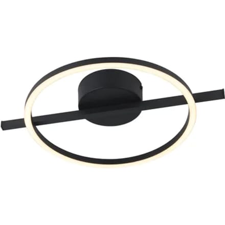 Eglo Plafondlamp Amandolo Rond Zwart 17w