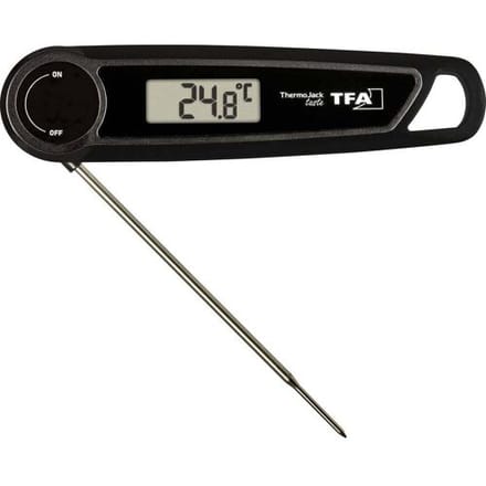TFA Dostmann THERMO JACK TASTE Barbecuethermometer Zwart