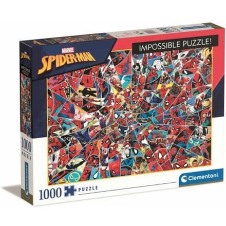 Clementoni Impossible Puzzle Spiderman 1000 stukjes Volwassenen puzzels