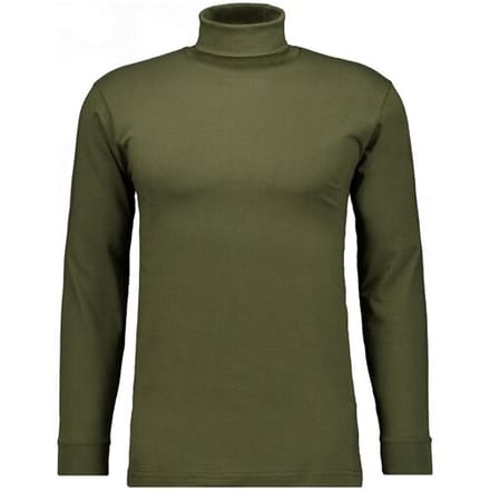 Ragman Long Sleeve Uni Col T-Shirt Single Jersey Donker Groen Melange / male