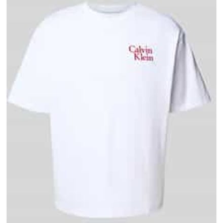 T-shirt met labelstitching
