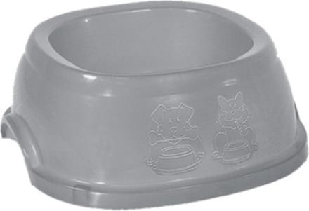 Stefanplast voerbak / drinkbak 2 liter kunststof Stone grey