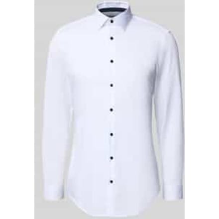 Super slim fit zakelijk hemd met kentkraag