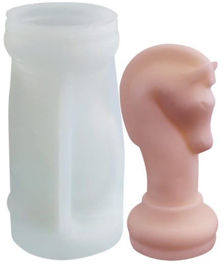 TopWosk - Silikonenvorm - Schaken Paard - 3D Vorm - Voor Zeep en Gips