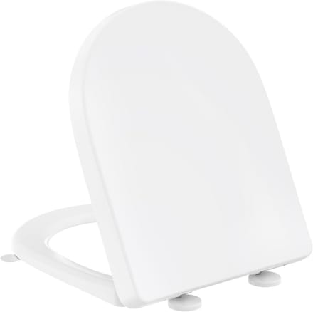 D-vormig toiletdeksel met softclosemechanisme en eenvoudige montage