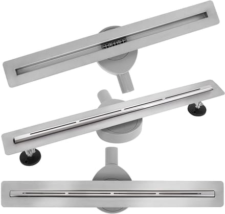 Rea Neox 500 - Lineaire Afvoer - Douchegoot - Geborsteld Staal - 50