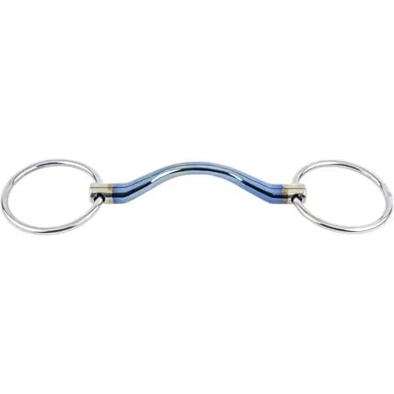 Dubbel bit voor paarden Trust Sweet Iron Loose ring medium port