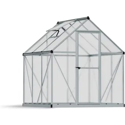 Canopia Tuinkas Mythos 6x6 - Polycarbonaat - Zilver - 185x186x208cm