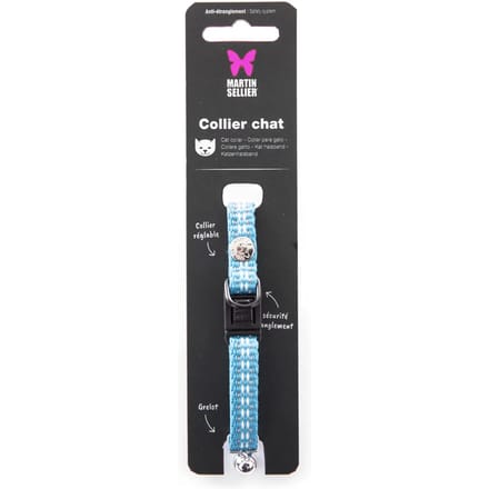 Kattenhalsband nylon Martin Sellier Safety