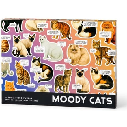 Moody Cats 1000 Piece Puzzle - Brass Brass Monkey