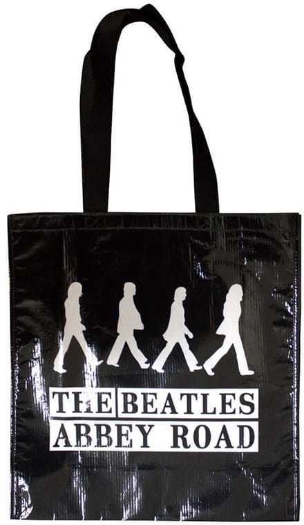 The Beatles - Abbey Road Sign Schoudertas/Shopper - Zwart